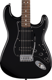 Fender Standard Stratocaster HSS, Laurel Fingerboard, Black Pickguard, Black