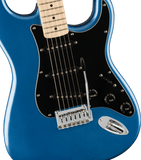 Squier Affinity Series Stratocaster, Maple Fingerboard, Black Pickguard, Lake Placid Blue