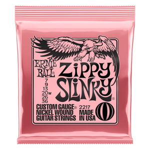 Ernie Ball Nickel Wound Zippy Slinky 7-36 Electric Strings