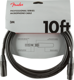 Fender Professional Series Microphone Cable, 10', Black