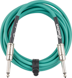 Fender Contour Instrument Cable, Sherwood Green, 10' - Oxbow Audio Lab