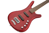 Warwick RockBass Corvette Basic 4 with Gig Bag - Burgundy Red Transparent Satin