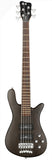 Warwick RockBass Streamer Standard 5, with Gig Bag - Nirvana Black Transparent Satin
