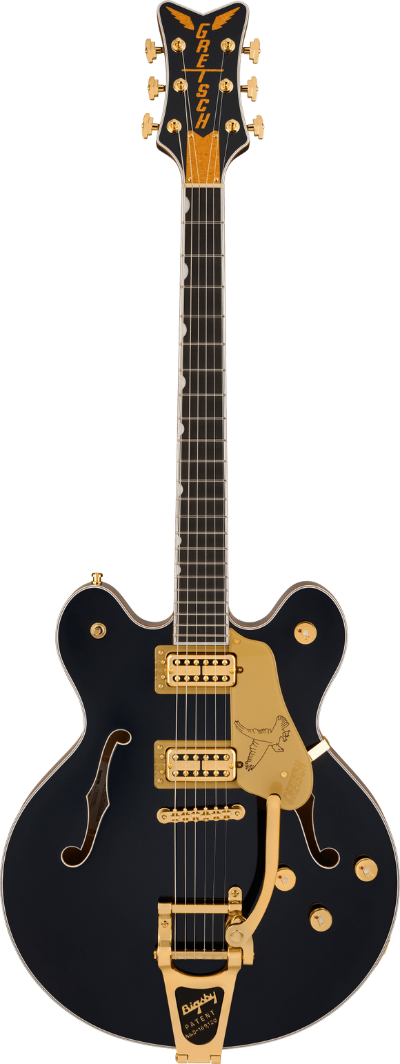 Gretsch Falcon Center Block LTD with String-Thru Bigsby and Gold Hardware, Ebony Fingerboard, Midnight Sapphire
