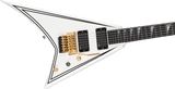 Jackson  MJ Series Rhoads RR24MG, Ebony Fingerboard, White with Black Pinstripes