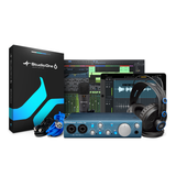 PreSonus AudioBox iTwo Studio Bundle, Black and Blue