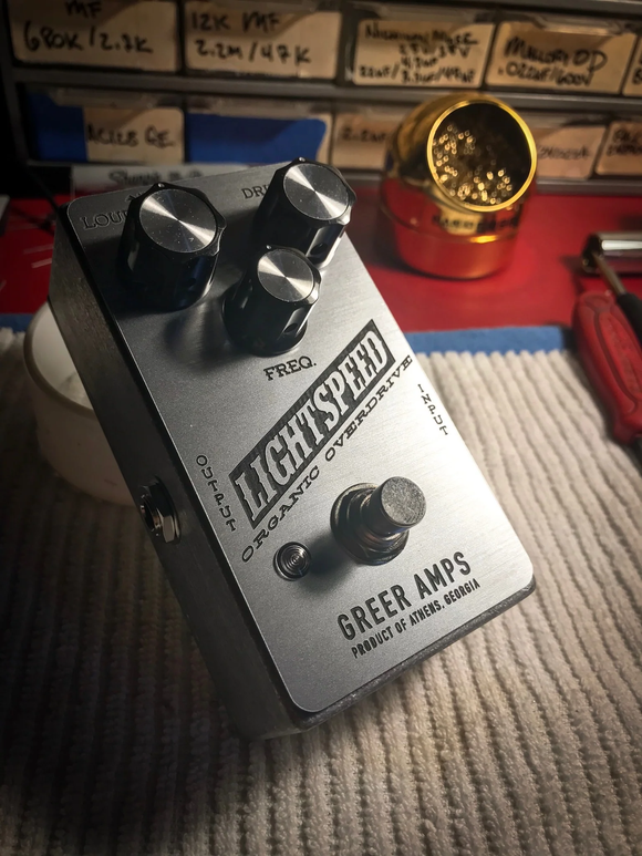 Greer Amps Lightspeed Organic Overdrive, Silver Britches