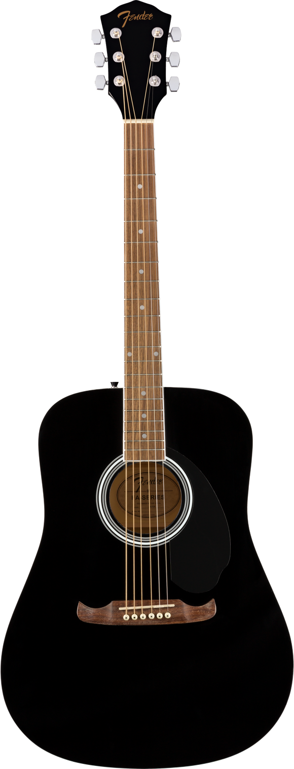 Fender FA-125 Dreadnought w/Bag, Walnut Fingerboard, Black