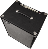 Fender Rumble 200 V3 Bass Amplifier Combo, Black/Silver