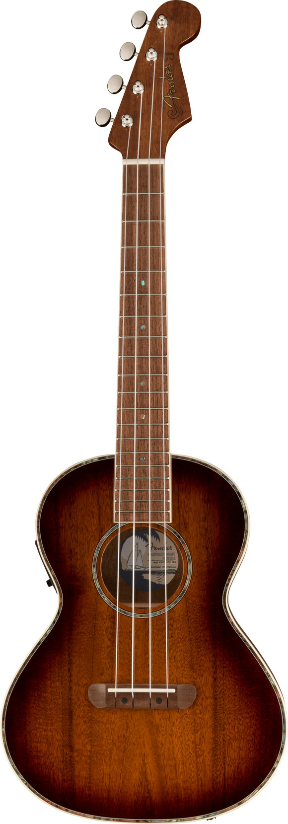 Fender Montecito Tenor Ukulele, Walnut Fingerboard, Shaded Edge Burst