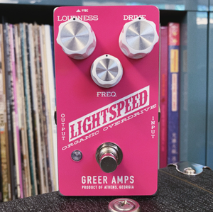 Greer Amps Lightspeed Organic Overdrive, Pink/White