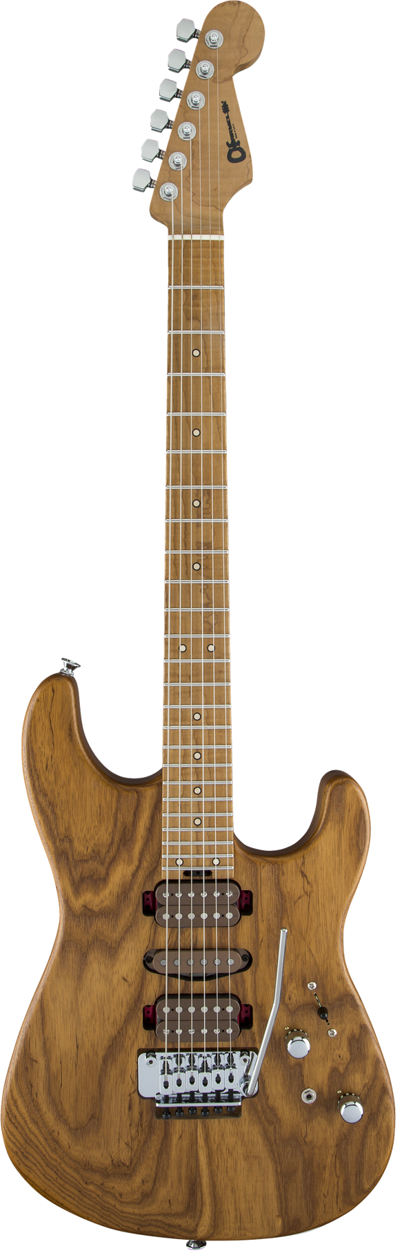 Charvel Guthrie Govan Signature HSH Caramelized Ash, Caramelized Flame Maple Fingerboard, Natural