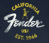 Fender Fender Baja Blue T-Shirt, Blue