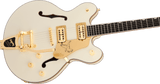 Gretsch Falcon Center Block LTD with String-Thru Bigsby and Gold Hardware, Ebony Fingerboard, Vintage White