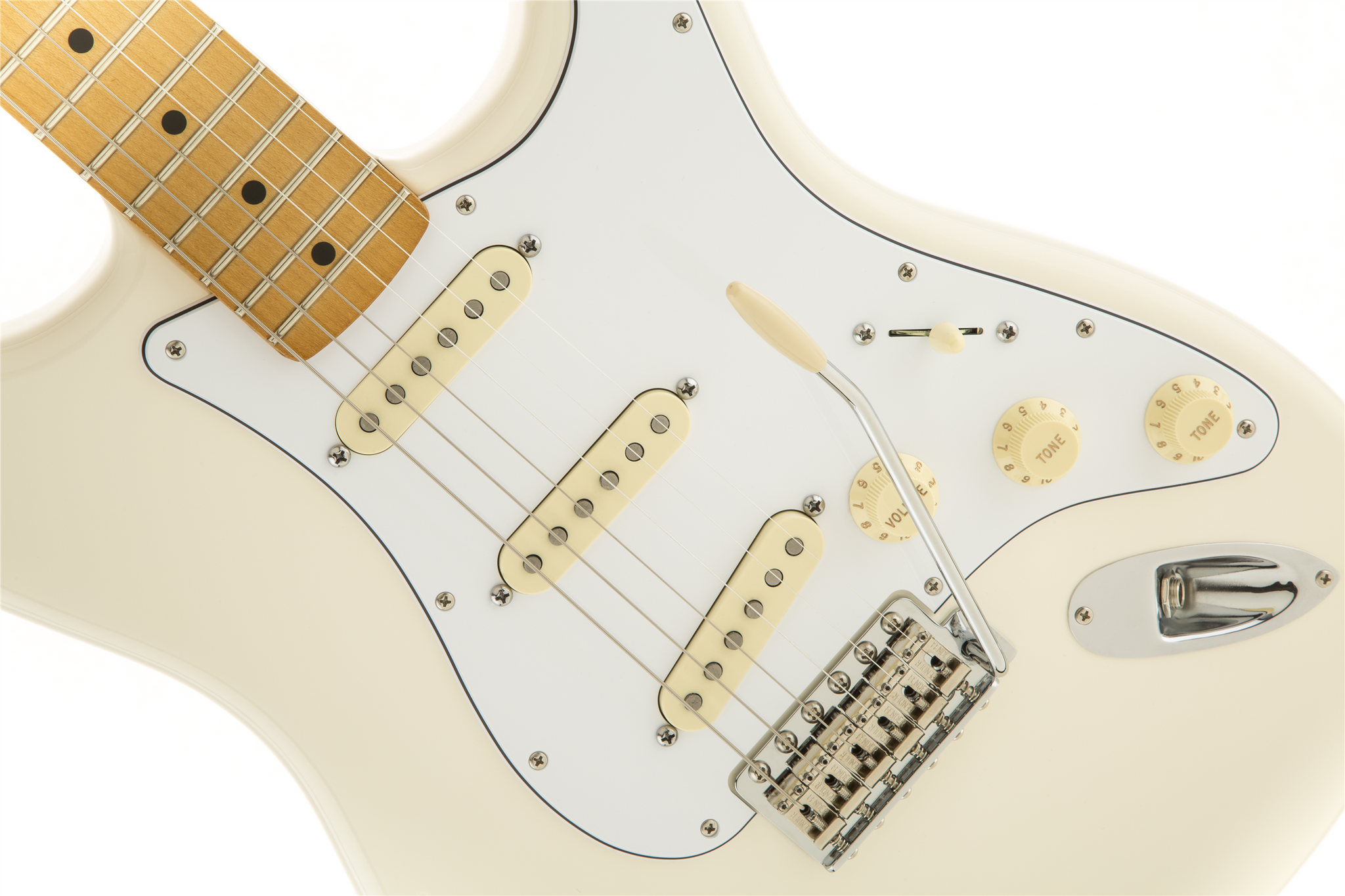 Fender Jimi Hendrix Stratocaster, Maple Fingerboard, Olympic White