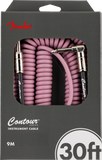 Fender Contour 30' Coiled Cable, Burgundy Mist - Oxbow Audio Lab