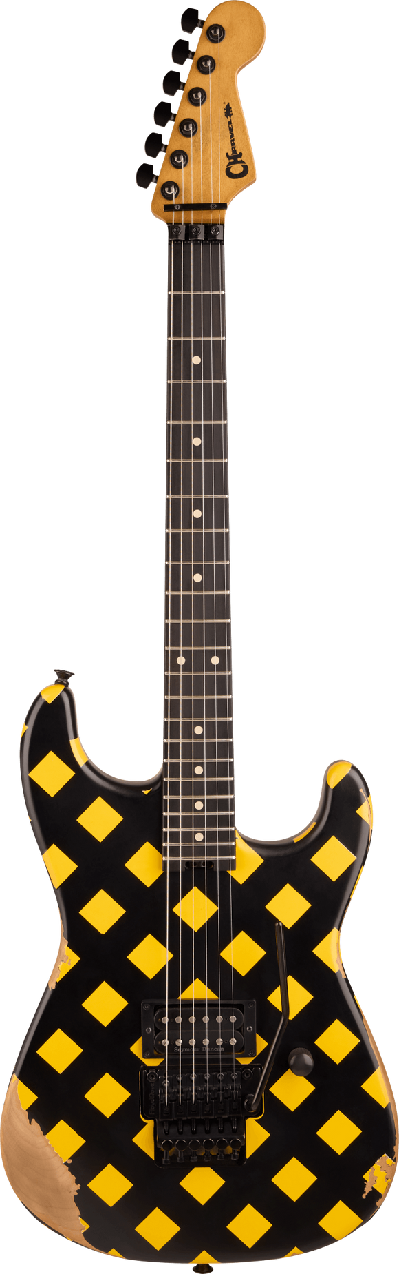 Charvel Super-Stock SD1 H FR EB, Ebony Fingerboard, Diamond Life