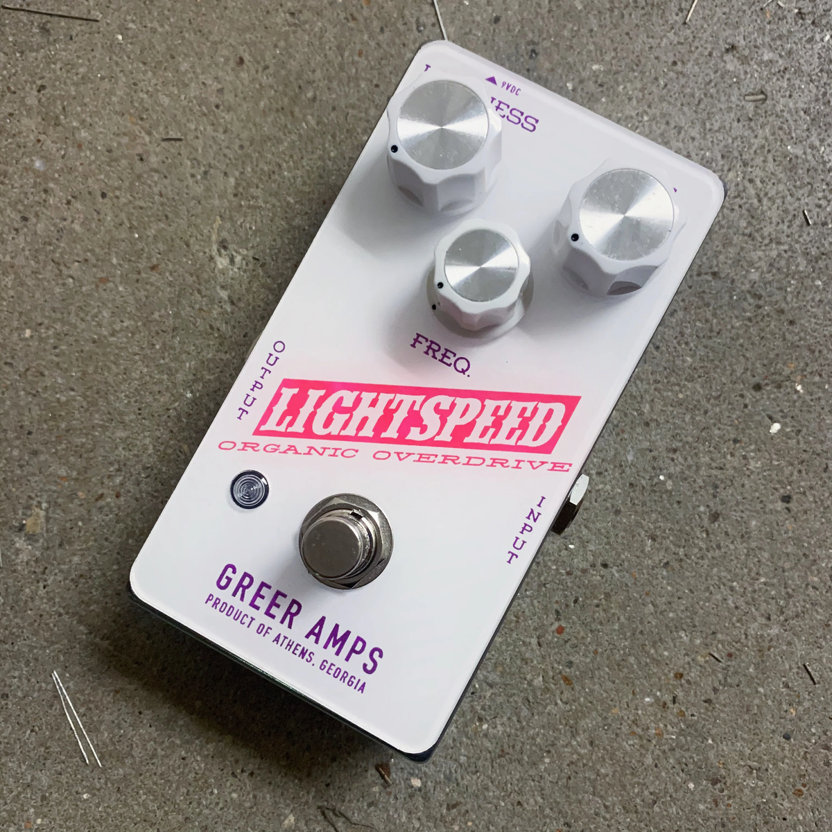 Greer Amps Lightspeed Organic Overdrive, Purpink – Oxbow Audio Lab