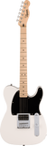 Squier Squier Sonic Esquire H, Maple Fingerboard, Black Pickguard, Arctic White