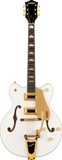 Gretsch G5422TG Electromatic Classic Hollow Body Double-Cut with Bigsby and Gold Hardware, Laurel Fingerboard, Snowcrest White
