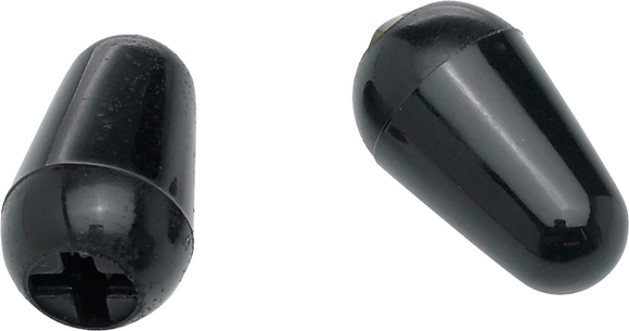 Fender Stratocaster Switch Tips, Black (Qty: 2)