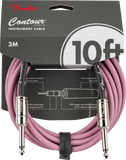 Fender Contour Instrument Cable, Burgundy Mist, 10' - Oxbow Audio Lab