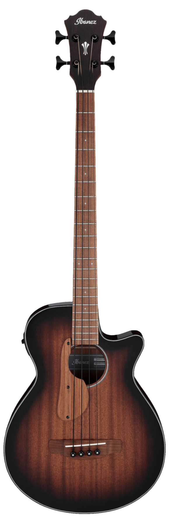 Ibanez AEGB24EMHS Acoustic Bass - Mahogany Sunburst High Gloss