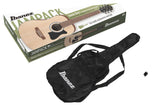 Ibanez IJV30OPN Jampack 3/4 Size 6 String RH Acoustic Guitar Package with Gigbag and Tuner - Open Pore Natural