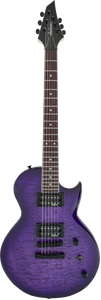 Jackson JS Series Monarkh SC JS22Q, Amaranth Fingerboard, Transparent Purple Burst