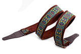 Right On! Straps Roskilde II Teal Guitar Strap - Oxbow Audio Lab