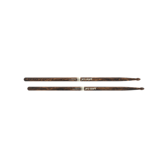 ProMark Forward 5A Lacquered FireGrain Drum Sticks with Wood Tips