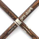 ProMark Forward 5B Lacquered FireGrain Drum Sticks with Wood Tips