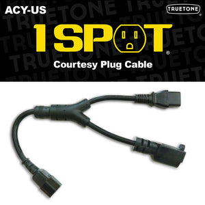 Truetone ACY-US Courtesy Plug, AC Power Cable Splitter