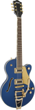 Gretsch G5655TG Electromatic Center Block Jr. Single-Cut with Bigsby® and Gold Hardware, Azure Metallic