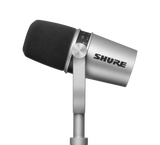 SHURE MV7 Podcast Microphone Silver