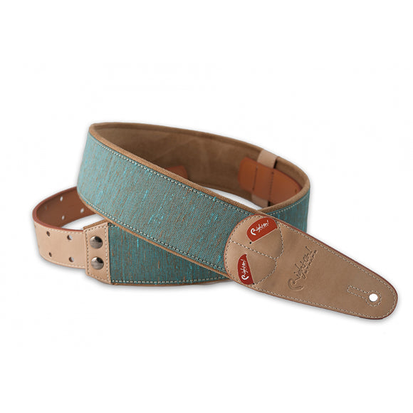 Right On! Straps Steady Mojo Boxeo Teal Guitar Strap
