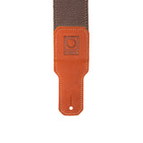BOSS Brown Leather Guitar Strap 2.5"  39" - 55"