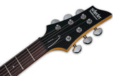 Schecter C-6 Plus 6 String Electric Guitar - Electric Magenta