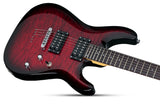 Schecter C-6 Plus 6 String Electric Guitar - Transparent Cherry Burst