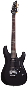 Schecter C-6 Deluxe Electric Guitar Floyd Rose - Satin Black