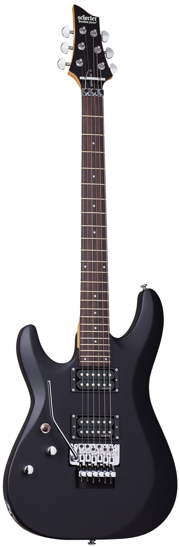 Schecter C-6 Deluxe Electric Guitar Floyd Rose Left Handed - Satin Black