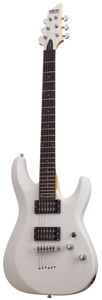 Schecter C-6 Deluxe Electric Guitar - Satin White