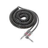Monster 21' Prolink Classic Pro Audio Coiled Instrument Cable-Black