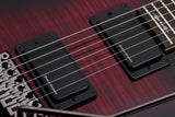 Schecter Demon-6 FR Electric Guitar - Crimson Red Burst