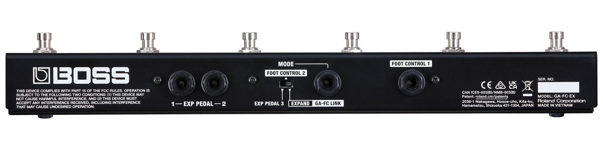 Boss GA-FC-EX Footswitch Floor Controller For Roland and Boss Amps