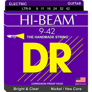 DR Hi-Beam LTR-9 Nickel-Plated Steel Electric Strings Light 9-42