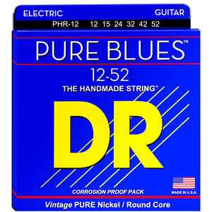 DR Strings PHR-12 Pure Blues Electric Strings - Jazz, 12-52