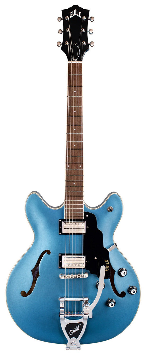 Guild Starfire I Double Cut Semi-Hollow, Vibrato Tailpiece, Pelham Blue