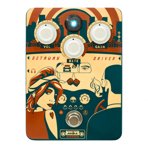 Orange Pedals Getaway Driver Class A Overdrive and Cab Simulator