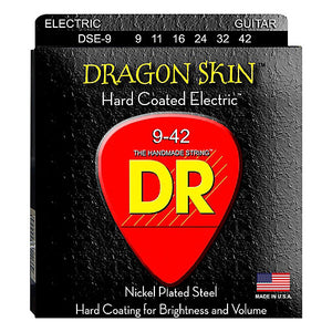 DR DSE-9 DragonSkin Coated Electric Strings - Lite, 9-42
